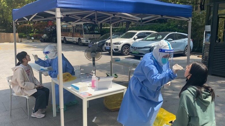 ロックダウン中はほぼ2日に1回のペースでPCR検査が行われる