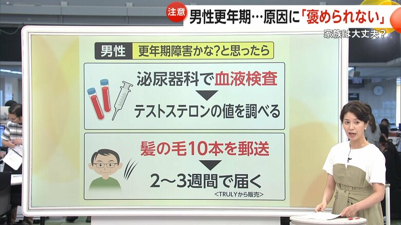 男性更年期障害か知ることが出来る検査方法