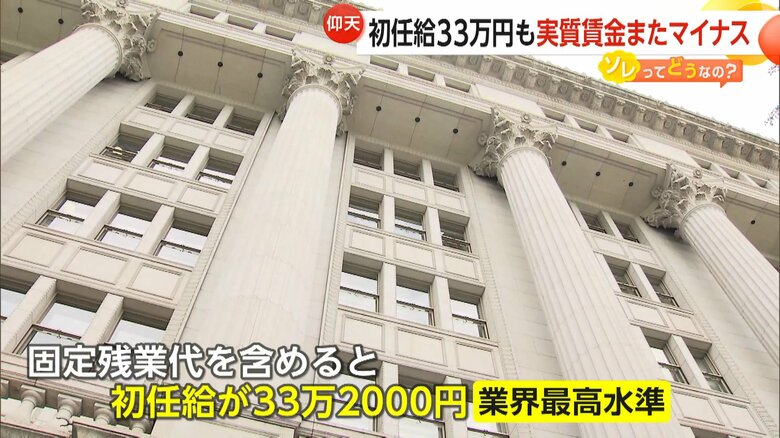 明治安田生命は固定残業代を含めた場合、実質の初任給は業界最高水準に
