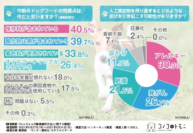 獣医師に徹底調査 ドッグフード選びが重要 人工添加物がわんちゃんの健康に与える影響とは