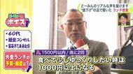 【物価高でランチ予算は？】節約術やランチ感覚を道民に直撃「予算は1300～1400円」「手作りお弁当でランチ代捻出」“ランチ700円台”物価高騰のいま値下げに踏み込んだお店も＜どーみん感覚ボイス＞