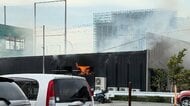 「煙が出ています」　福岡市早良区の葬儀場で火事　線香の火がゴミに燃え移ったか