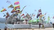 大型サンマ漁船、大船渡市で出船式　8月10日解禁前に大漁願う　岩手県
