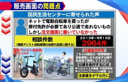 フル電動自転車」 による“危険運転”が続出 ヘルメット未着用・ナンバプレートなし・無免許運転も  若狭弁護士「なぜ警告・指導で終わるのか」｜FNNプライムオンライン