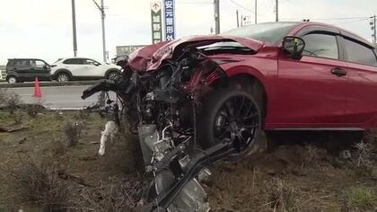富山市で母親と男子中学生が死亡　国道で車同士が出会い頭に衝突
