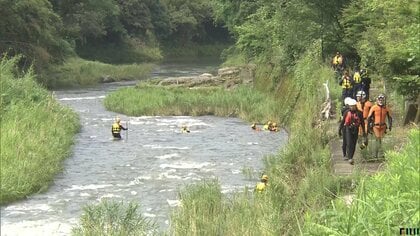 入浴中に行方不明…5歳男児の捜索続く　直後に父親が川に飛び込み下流まで泳いで捜すも発見できず　鹿児島・霧島市