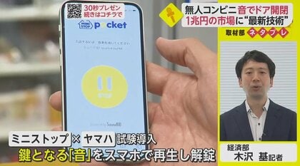 「現代の開けゴマ」活用　“無人コンビニ”で1兆円超の新市場創出…労働力不足解消にも一役【ネタプレ経済部】