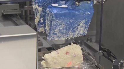 粘り気のポテサラもOK！総菜盛りつけロボット実用配備「実現困難」を可能に日本の得意技“優しくタッチ”