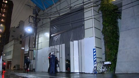 銀座のビル解体工事現場で事故　作業員死亡　「建物と重機に挟まれたか」　ビル立ち並ぶ都心部　東京・中央区