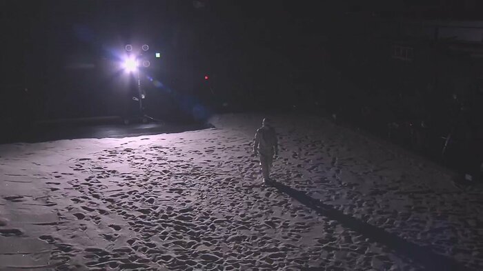月面の砂(レゴリス)を再現した宇宙探査フィールド