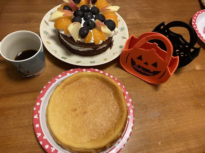 昨年のハロウィンのときの仙田さん手作りケーキ