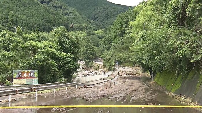 4人乗った車の捜索続く 大分県内で6人不明