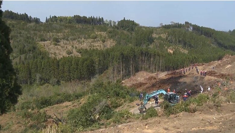 宮崎市鏡洲の山火事は発生から約22時間後に「鎮火」　約1300平方メートルを焼く　けが人なし｜FNNプライムオンライン