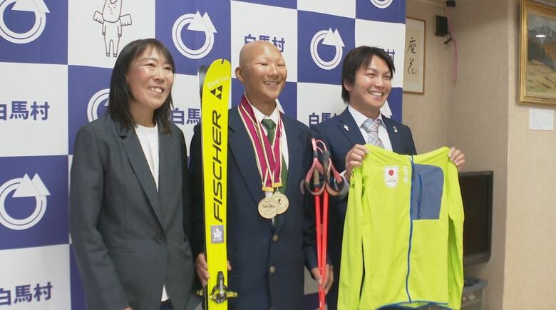 「スキーモ」期待の若手・笹川勇太選手　日本選手権U18「2年連続2冠」を報告　白馬高3年生　目標は「ビッグ3での優勝と2030年五輪の金メダル」｜FNNプライムオンライン