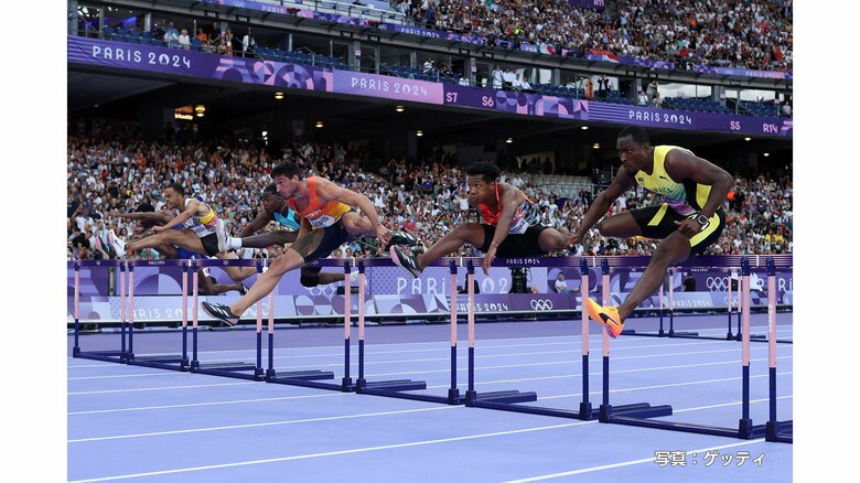 パリ五輪　陸上　男子110m障害　村竹ラシッドが決勝進出　泉谷駿介は決勝進出ならず｜FNNプライムオンライン