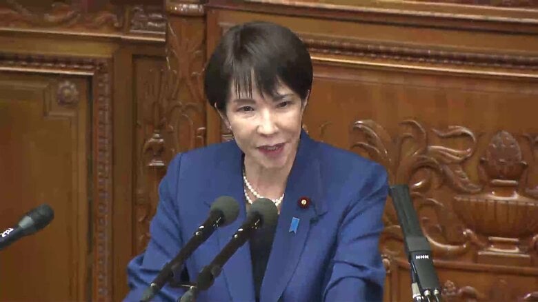 「国家国民のためなら決して諦めない」高市首相が所信表明「政治とカネ」「議員定数」言及なし…野党から苦言「がっかり」　“高市タオル”は2万円超の高額取引も｜FNNプライムオンライン