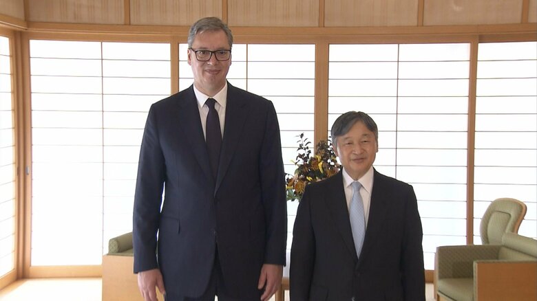 天皇陛下が“ピクシー”ストイコビッチ氏の話題でご懇談　万博で来日のセルビア大統領と和やかに面会｜FNNプライムオンライン