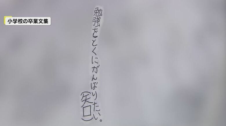 小学校の卒業文集