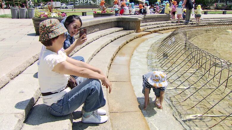 暖かい空気の影響で2025年で一番の暑さに