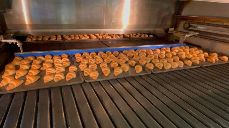 こんがりおいしそうな色に（提供：フジパン）