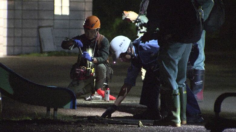 26日夜に男性がクマに襲われた西区の平和丘陵公園