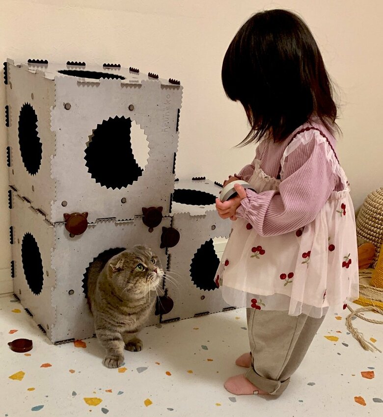 仲良しなたこやきくんと娘さん