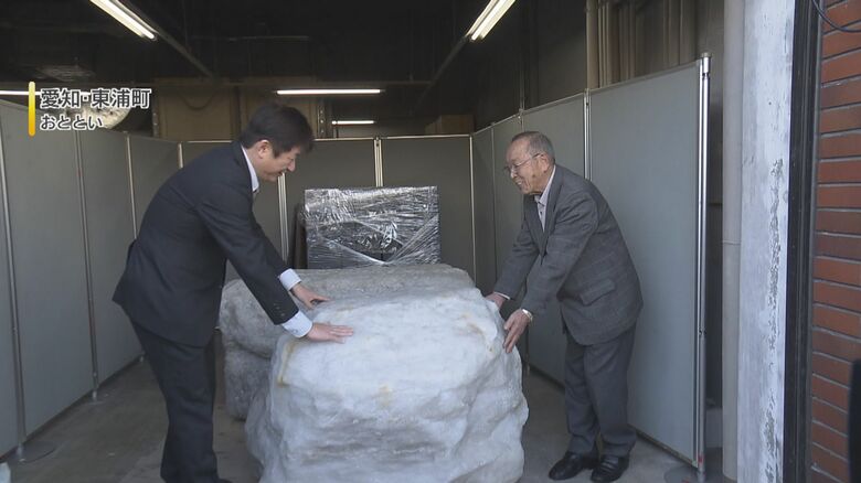 愛知･東浦町に岩塩を引き取りに赴いた大嶋隆美さん（1月28日）