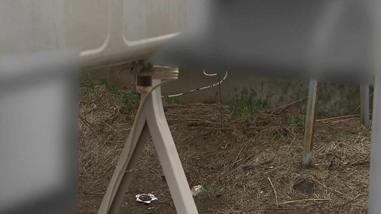 トートバックが置かれていた現場