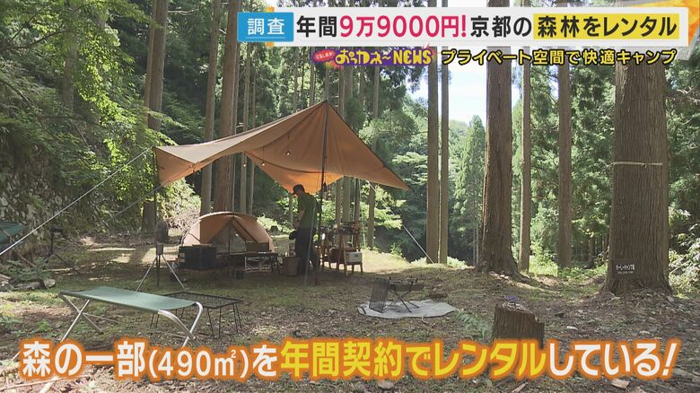 山の一部をレンタル