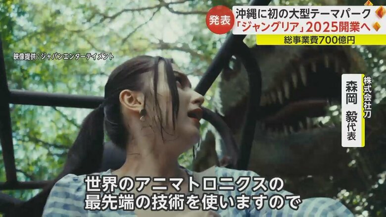 世界のアニマトロニクスの最先端の技術を使用