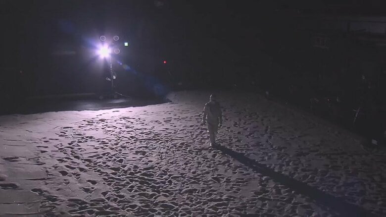 月面の砂（レゴリス）を再現した宇宙探査フィールド