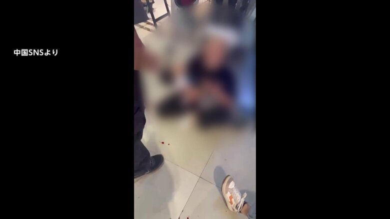 SNSにあげられた事件直後の映像