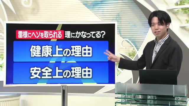 【天気/山形】ふりかえり&「雷さまにヘソを取られる」理にかなってる理由 中村気象予報士の予報(1)