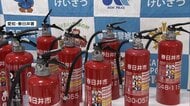 “パトラン”で男子高校生・中学生ら3人逮捕　消化器を噴射しパトカーに投げつけ逃走　自転車などを押収　愛知・春日井市