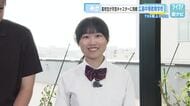 【お天気キャスターに挑戦】広島市立広島中等教育学校・金子紗智恵さん　楽しみは２か月後の豪州修学旅行