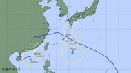 【台風情報】停滞する台風24号の進路は　南西諸島接近ノロノロ台風と前線の影響で週後半広い範囲で大雨の恐れ