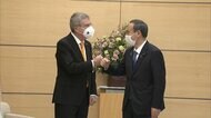 バッハ会長、きょう首相と会談 16日には広島訪問 献花へ