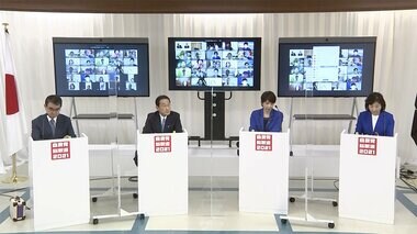 自民4候補が初のオンライン国民対話 立民「党内で政策競い」と批判