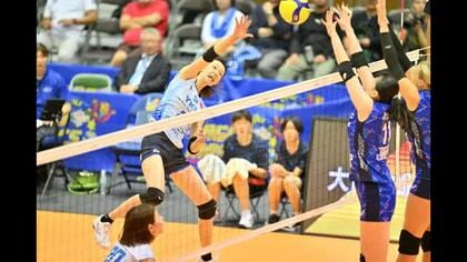 アクア３連勝！フルセットの激闘制す 埼玉上尾にセットカウント３－２で勝利