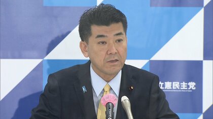 安倍元首相の”信長”発言に　立憲・泉代表「盟友関係ならプーチン大統領を止めて」と皮肉