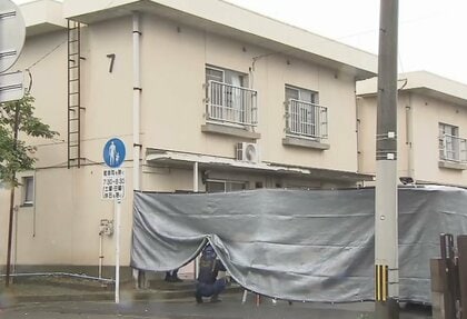 【速報】50代とみられる女性死亡　部屋は施錠されず事件の可能性　福岡・水巻町の町営住宅