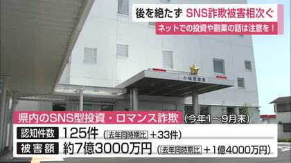 県内で相次ぐSNS型投資・ロマンス詐欺 ネットでの投資や副業の話は詐欺疑って【佐賀県】