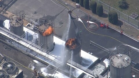 製薬工場でタンク爆発　20～30代の男性作業員5人が重軽傷　有害物質の流出なし　広島・三次市