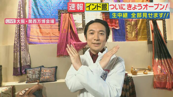 R-1グランプリ2025王者の友田オレさん(関西テレビ「旬感LIVEとれたてっ!」より)