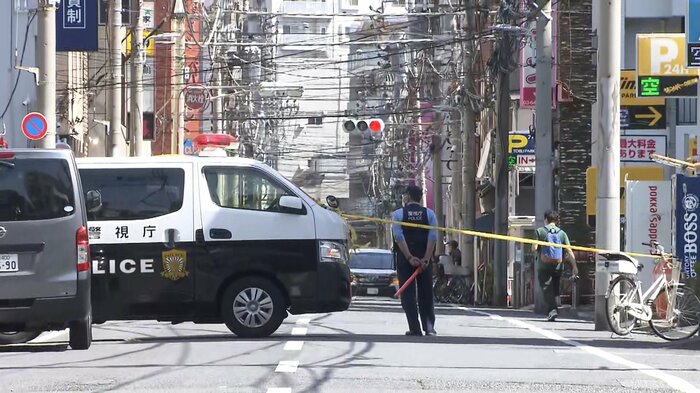 風俗店従業員の女性が刺された現場(5日 東京・台東区)
