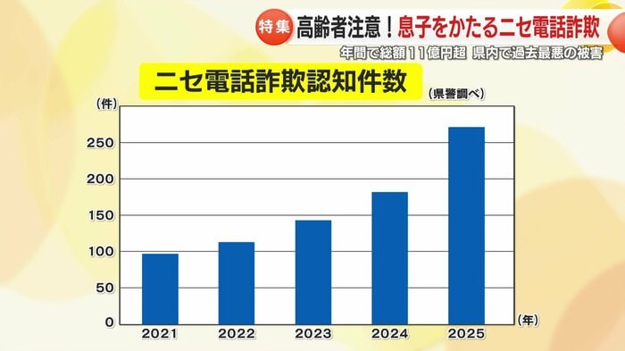 詐欺の電話が急増している