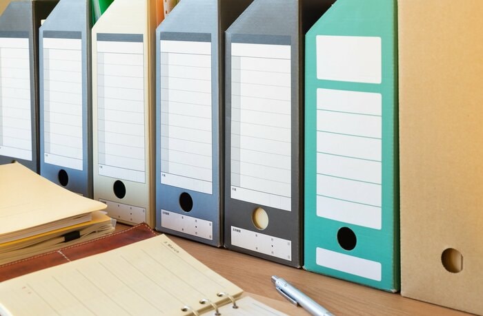 重要書類は整理と保管場所の共有が大切(画像はイメージ)