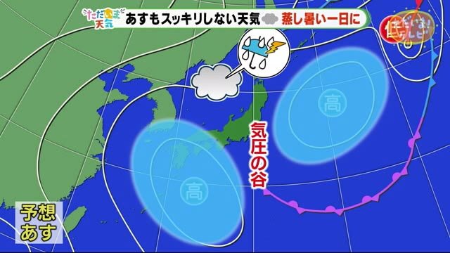【ただいま天気 7/30 】31日は蒸し暑くすっきりしない天気