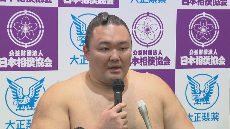 朝乃山、史上初の『2度目の再入幕』発表　約1年半ぶりの幕内復帰　「これが本当のラストチャンス」　来年の目標に『三役復帰』掲げる｜FNNプライムオンライン