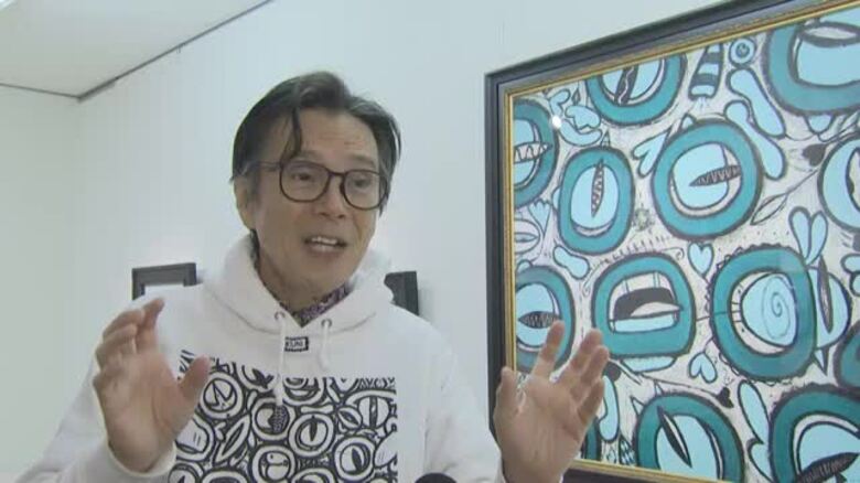 俳優として人物を見つめてきた経験は絵画制作に　国広富之さん作品展　岡山駅前のデパートで開催中【岡山】｜FNNプライムオンライン